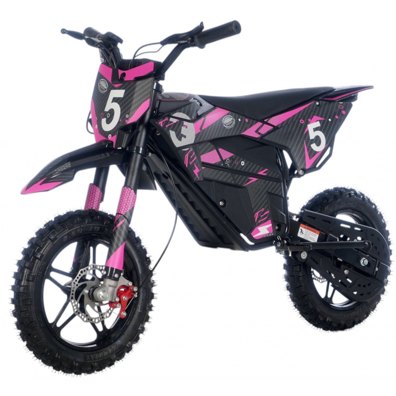 Kids 800w 36v Electric Dirt Bike 10/10 - Pink