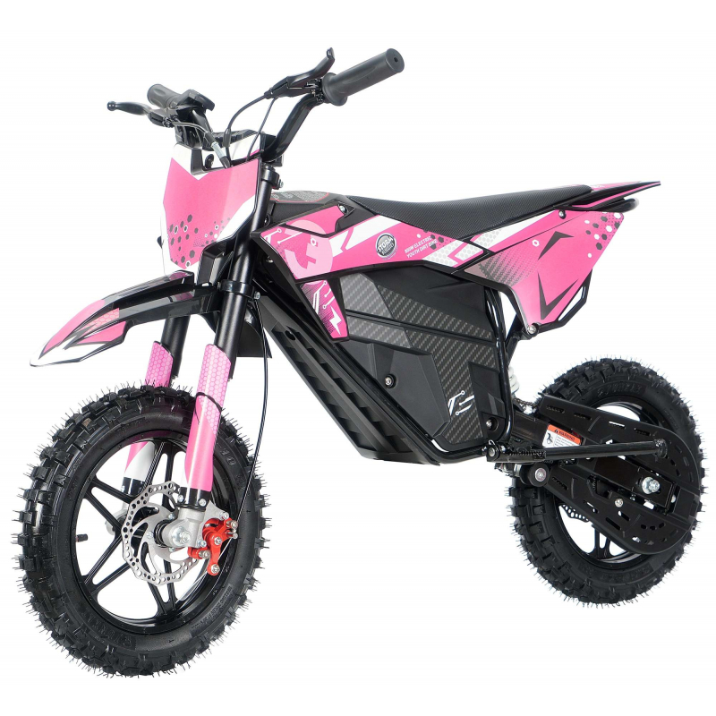 Kids 800w 36v Electric Dirt Bike 10/10 - Pink