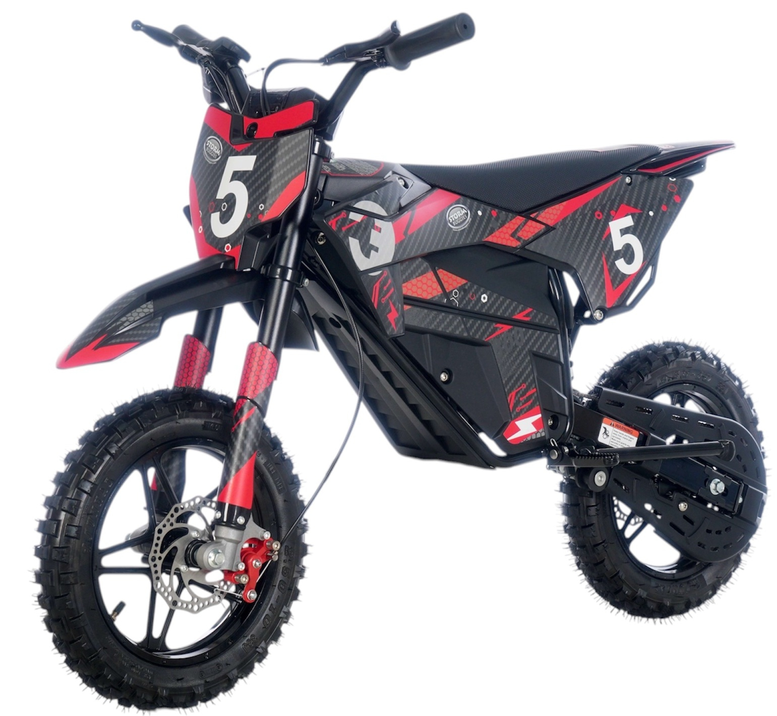 Kids 800w 36v Electric Dirt Bike 10/10 - Red