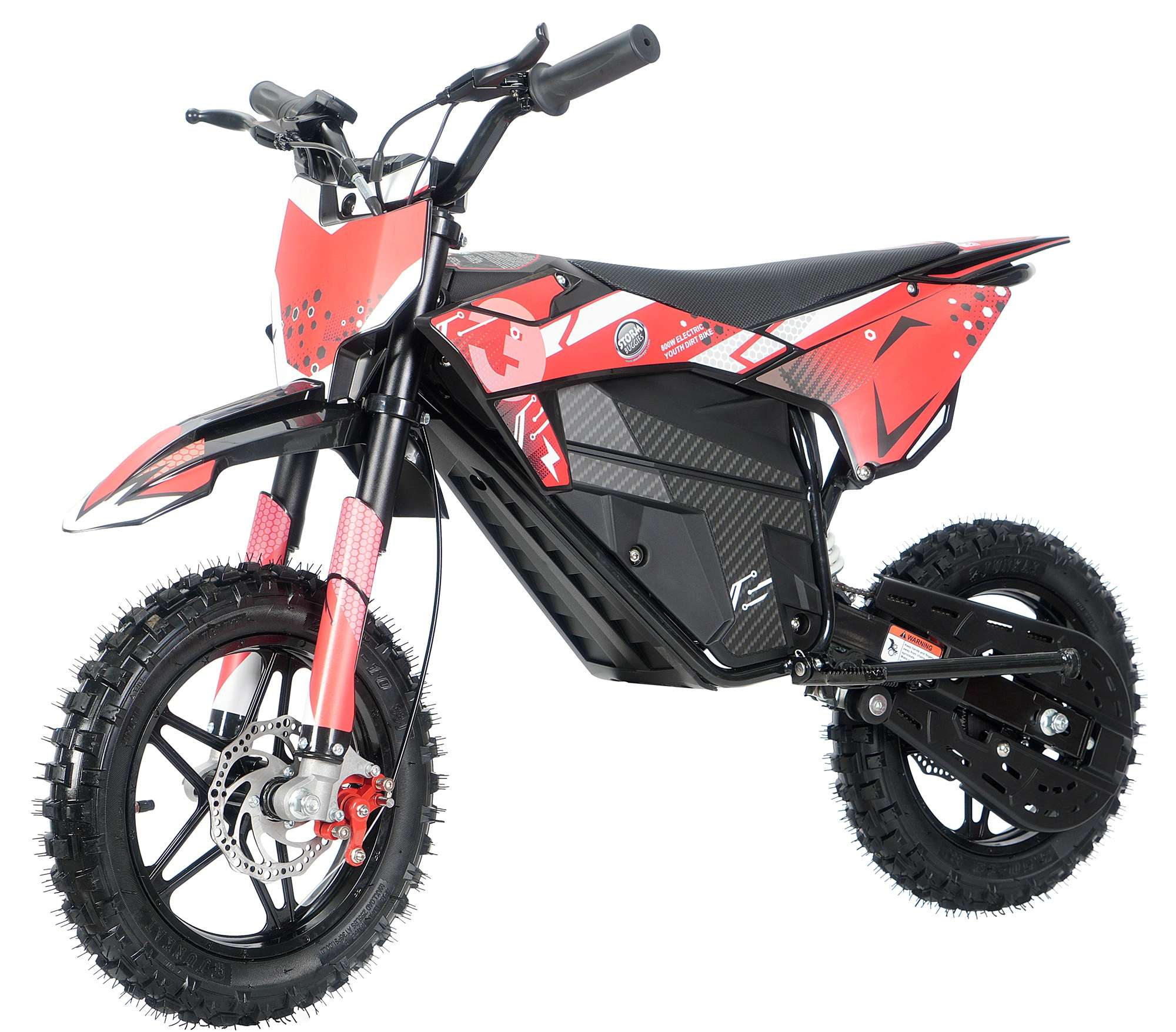Kids 800w 36v Electric Dirt Bike 10/10 - Red