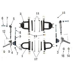 Front A-Arm Inner Spacer (No. 17)