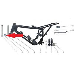 Lock Nut (M10 x 1.25mm) - Storm 800w Dirt Bike