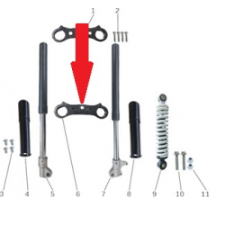 Lower Plate - Storm 800w Dirt Bike