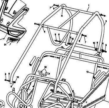 SOCKET BOLT M8X1.25X50