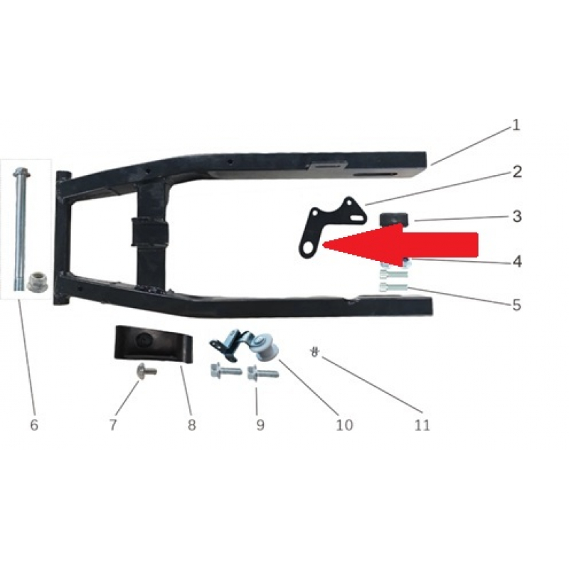 Mounting Bracket - Storm 800w Dirt Bike