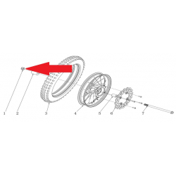 Nut M14 - RFN Thunder Pro 110cc Dirt Bike