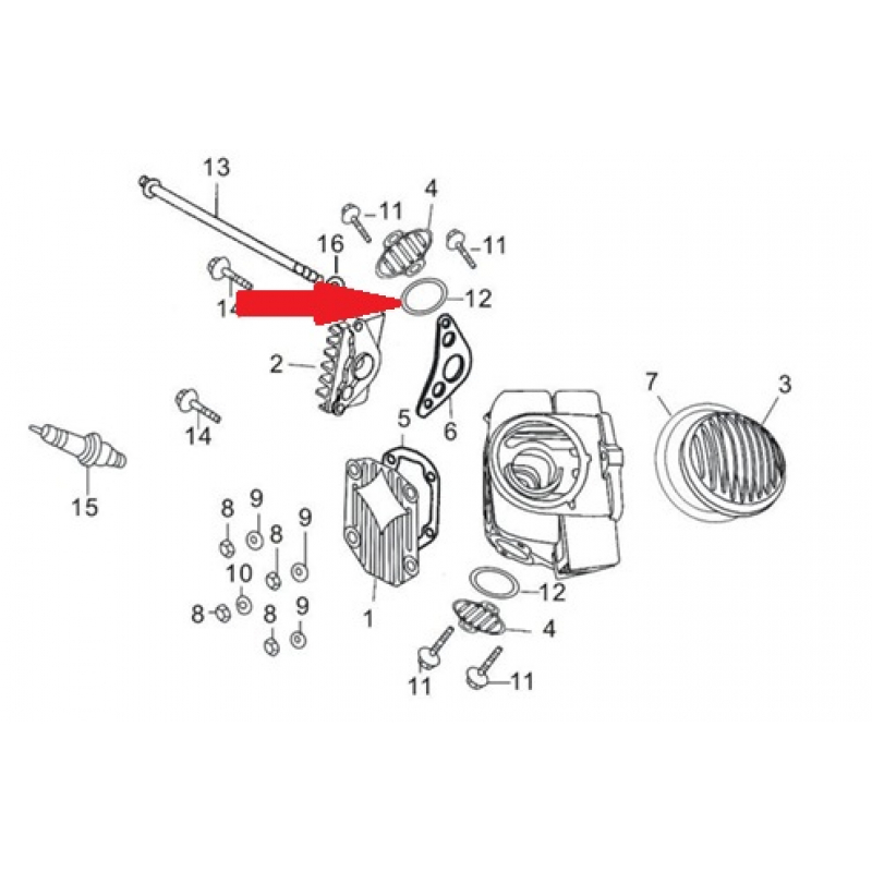 O-Seal Ring - RFN 140cc Dirt Bike