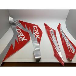 Orion 110cc Quad Stickers Graphics - Red