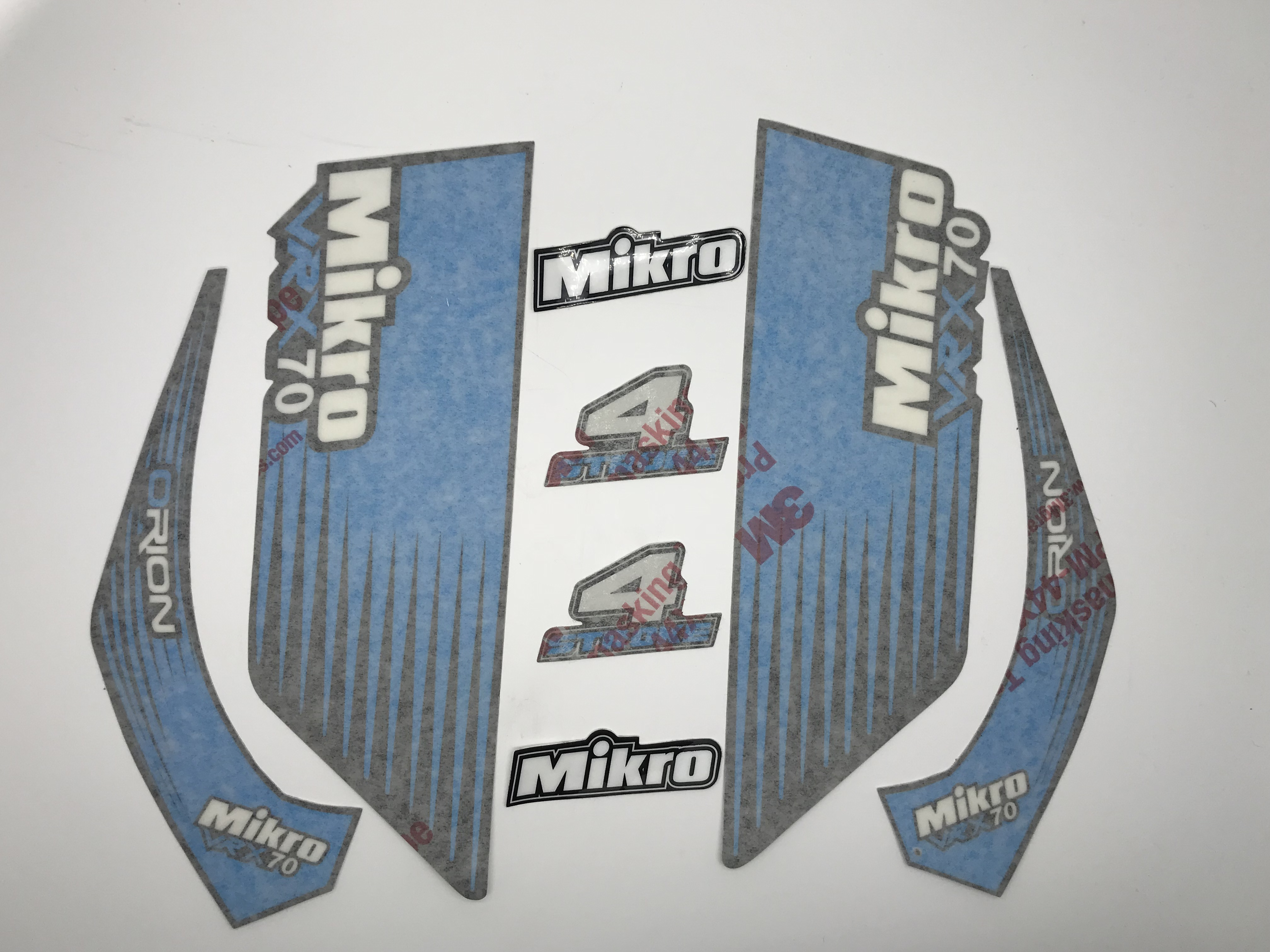 Orion Mikro VRX70 Stickers (Blue)