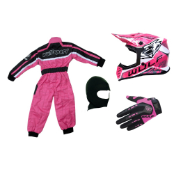 Pink Wulfsport Clothing & Helmet Discount Bundle Deal