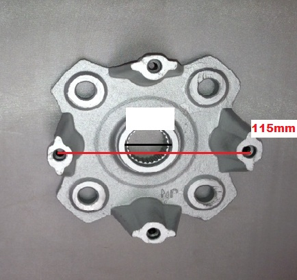 REAR HUB - DISC BASE