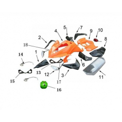 Rear Right Fender (Outer) No. 7