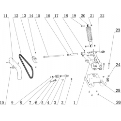 Chain Roller Assembly - Sniper Pro 120cc