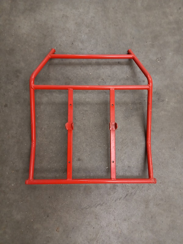 rear upright frame (red-used) - 500w Electric Buggy