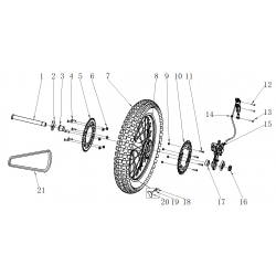 Drive Chain - Thunder 250cc Dirt Bike