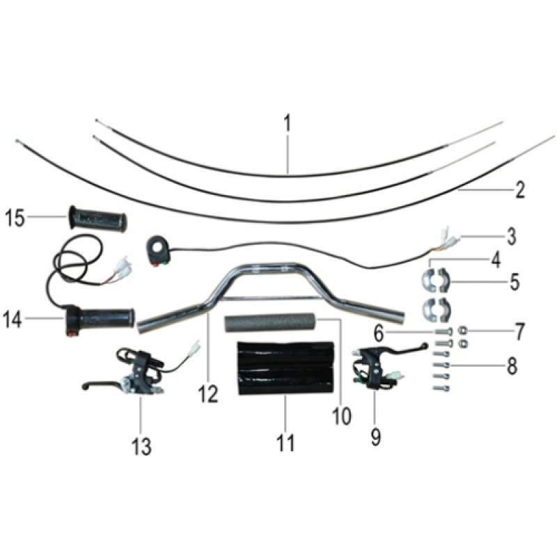 Renegade 1100w & 1200W 48v Throttle Assembly