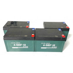 Renegade 1100W Electric Quad Battery Set 48v 12AH (4pcs Lead Acid)