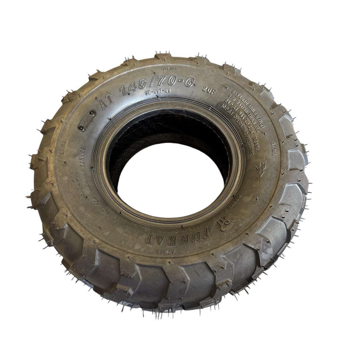 Renegade 1200w Tyre - 145/70-6 (Fits Front & Rear)