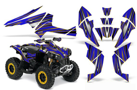 Renegade Ranger Complete Sticker Set - Blue