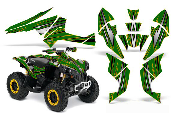 Renegade Ranger Complete Sticker Set - Green