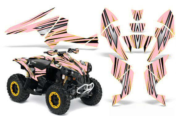 Renegade Ranger Complete Sticker Set - Pink