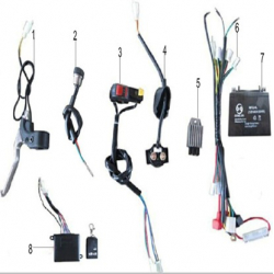 Renegade Rear (Left) Brake Lever With Wiring