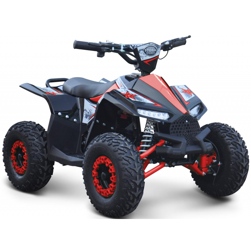 Renegade Ranger 1100w 48v Electric Kids Quad Bike - Red