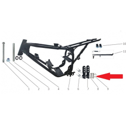 Retaining Ring Set (2pcs) - Storm 800w Dirt Bike