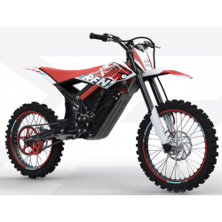 RFN Rally Pro MX 12.5kw Electric Off Road Dirt Bike - Red / White