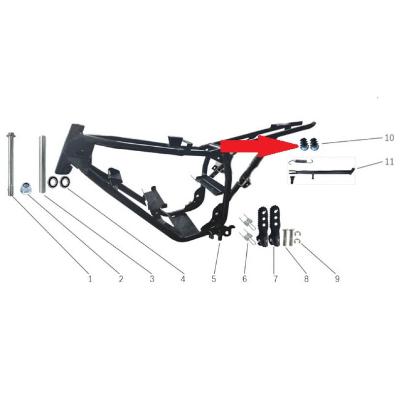 Round Plug Set (2pcs) - Storm 800w Dirt Bike