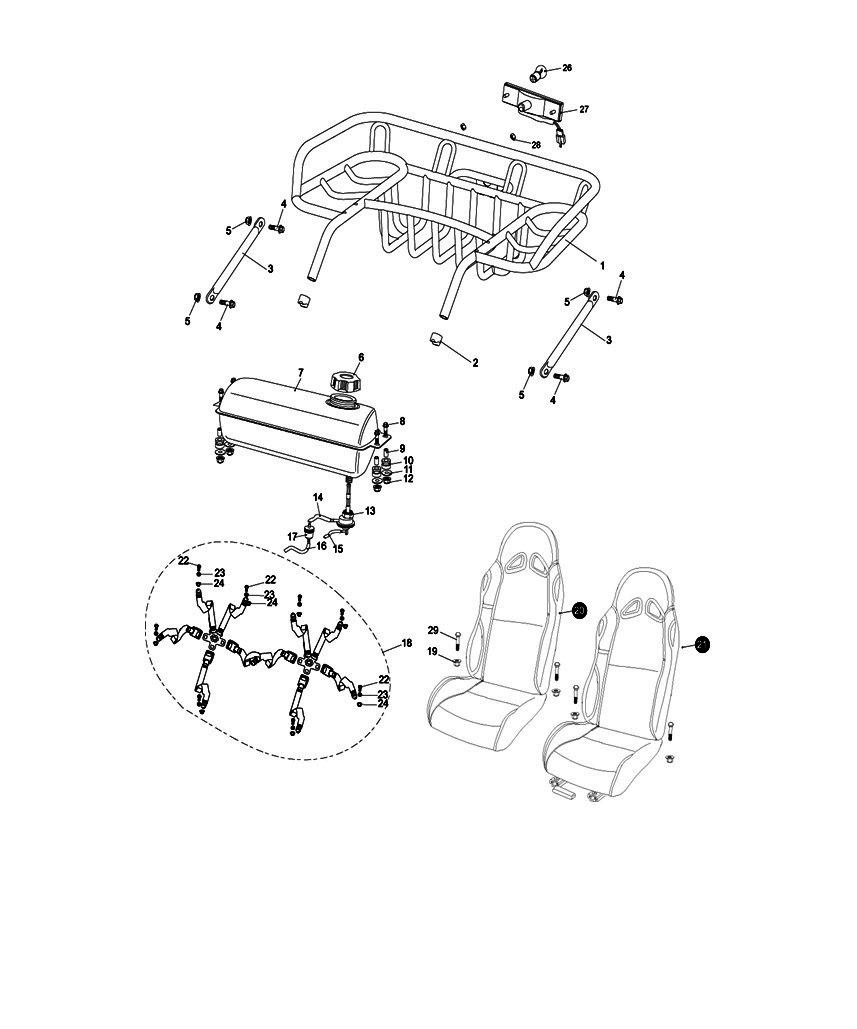 Hammerhead 150cc Buggy Spare Parts Storm Buggies