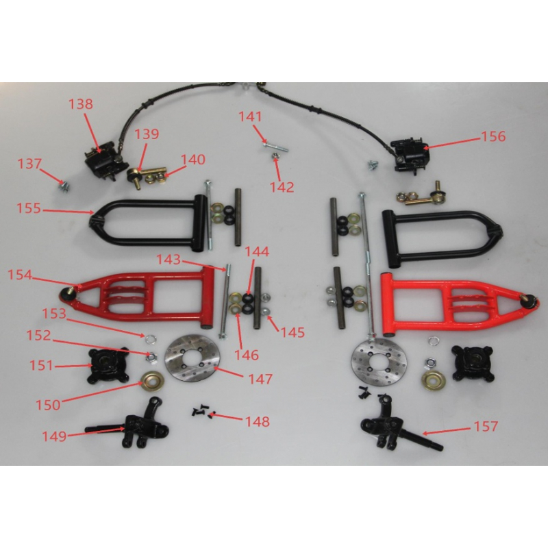 Front Brake Caliper - Left - Renegade Pro 1500w Quad Bike