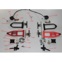 Front Brake Caliper - Left - Renegade Pro 1500w Quad Bike