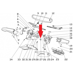 Rubber spacer - RFN 70cc / 110cc Thunder Dirt Bike