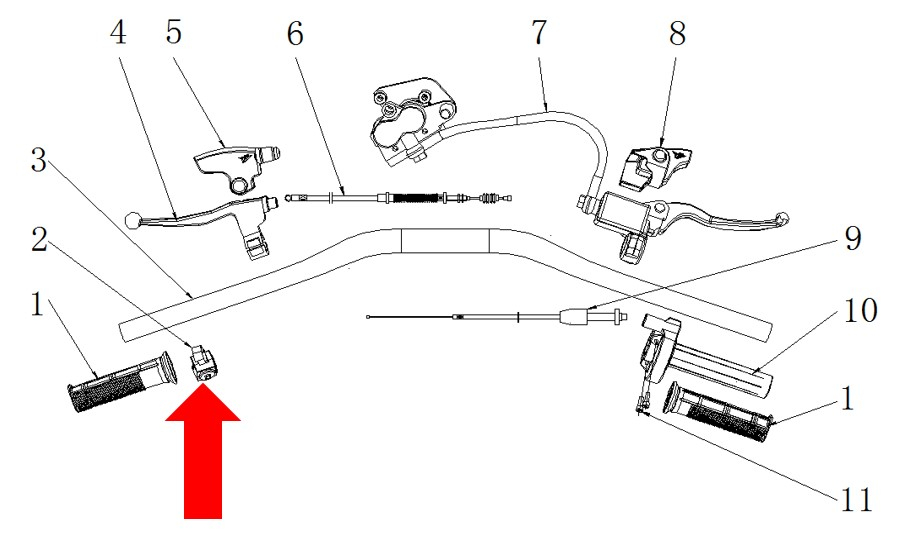 RXF Freeride Kill Switch Button