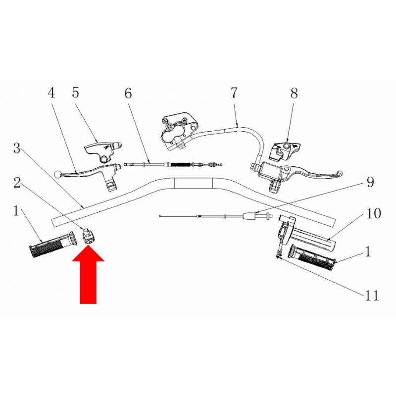 RXF Freeride Kill Switch Button