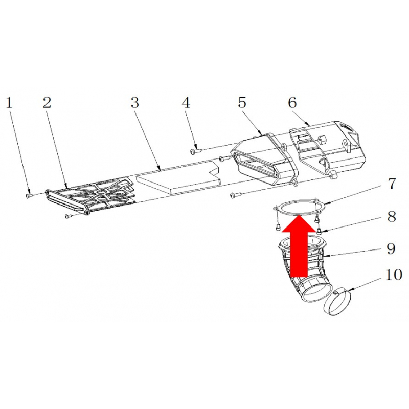 RXF Freeride Connecting Pipe Clamp