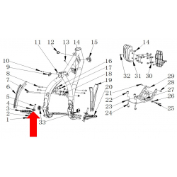 RXF Freeride Foot Peg Spring Set