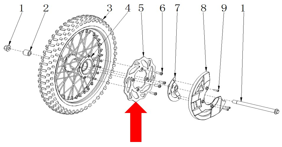 RXF Freeride  Front Disc Brake