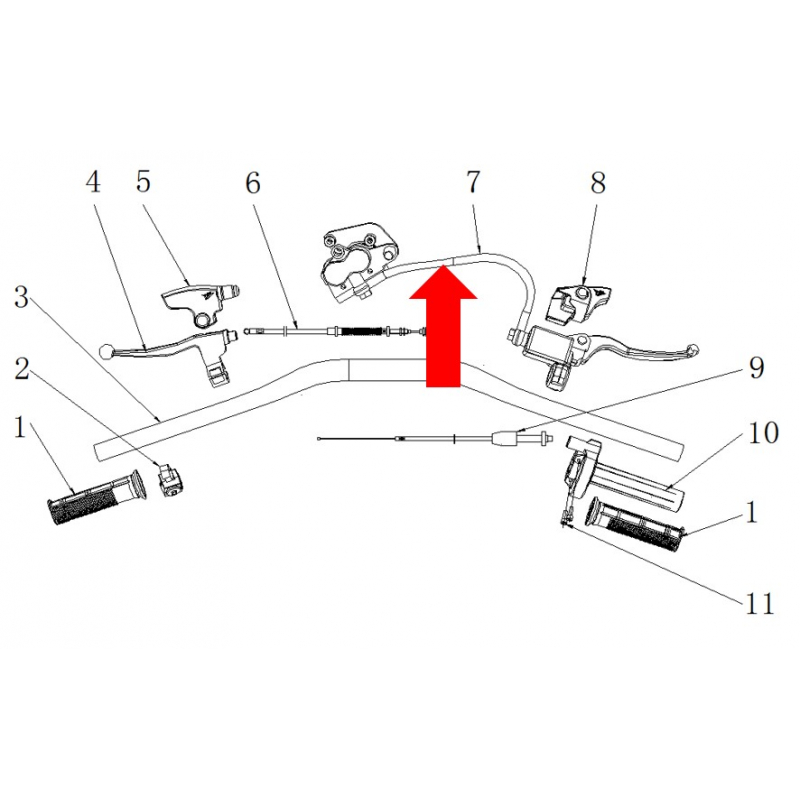 RXF Freeride Front Disc Brake Assembly