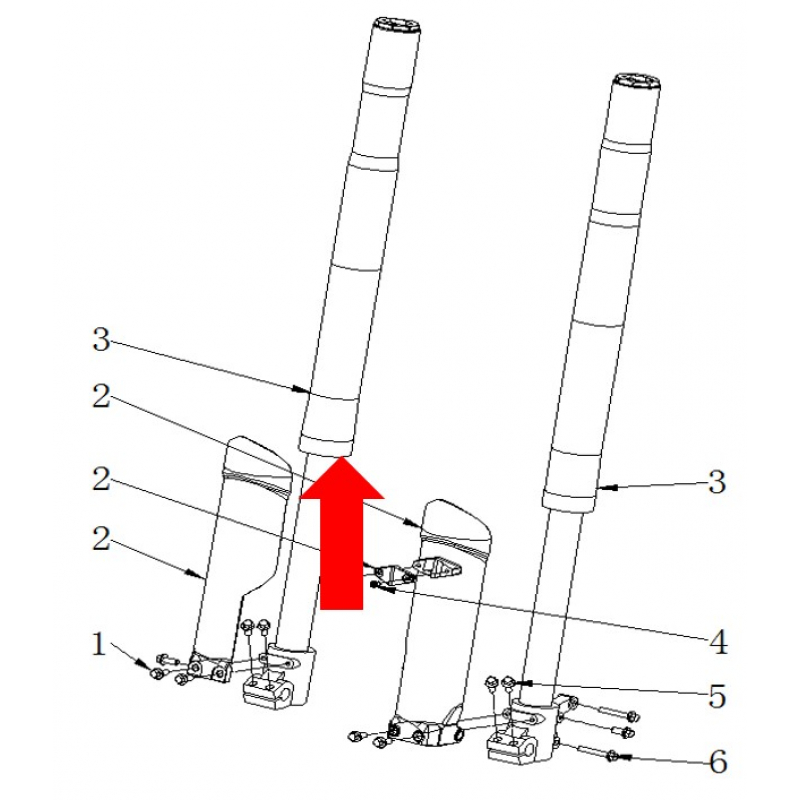 RXF Freeride  Front Forks