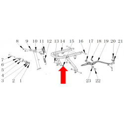 RXF Freeride Locknut Flange M8