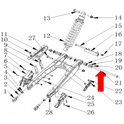 RXF Freeride Middle Axle