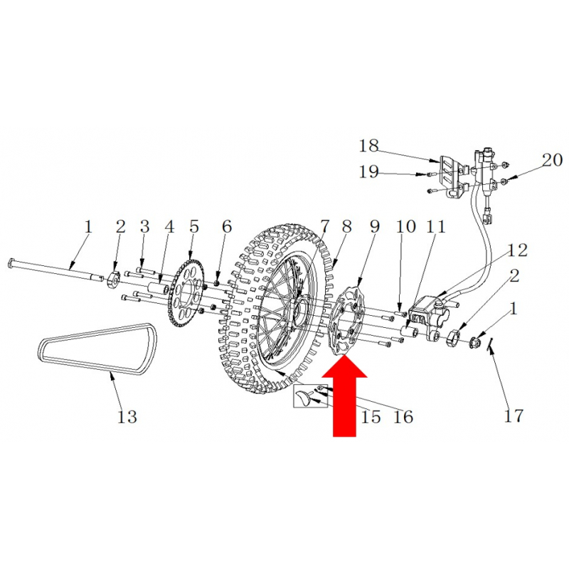 RXF Freeride Rear Disc Brake