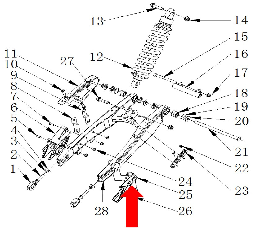 RXF Freeride Rear Disc Brake Cover