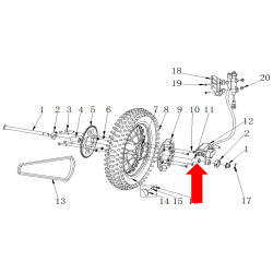 RXF Freeride Spacer 15.5 x 22 x 22mm