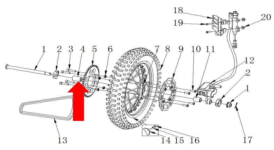 RXF Freeride Spacer 15.5 x 22 x 33.5mm