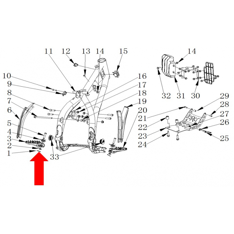 RXF Freeride Split Pin 2 x 20mm