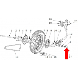 RXF Freeride Split Pin 2.5 x 30mm