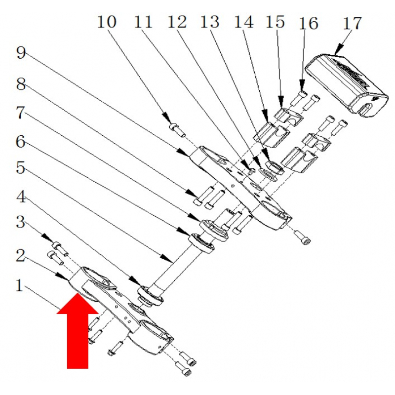 RXF Freeride  Bottom Clamp